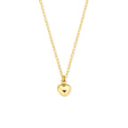 collier hartje 40 - 42 cm 14K geelgoud