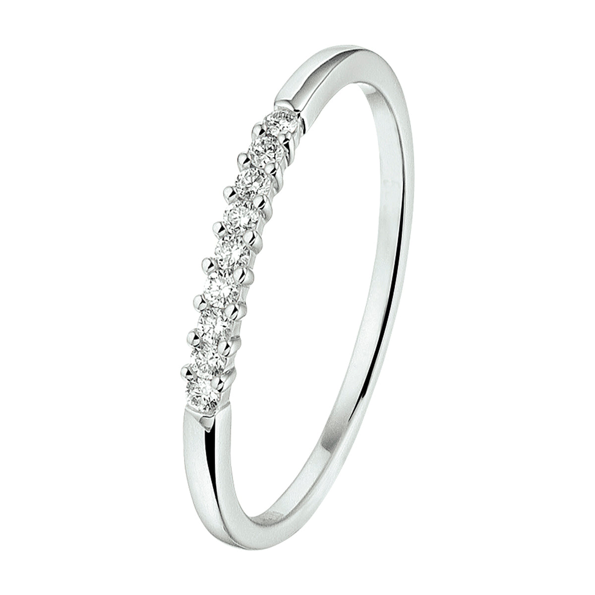 ring diamant 0.15ct h si 14K witgoud