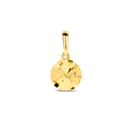 hanger rondje gediamanteerd 6,5 mm 14K geelgoud