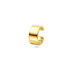 ear cuff 11 mm 1 micron zilver verguld (geel)