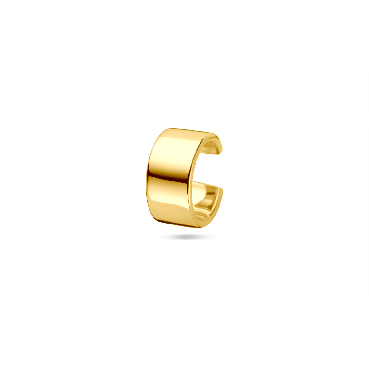 ear cuff 11 mm 1 micron zilver verguld (geel)