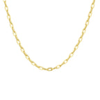 collier anker massief 3,0 mm 45 cm silgold (geel met zilverkern)
