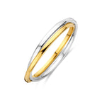 Ring 14K Bicolor-Gold gelb/weiß