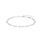Armband Herzen 16 + 3 cm Silber rhodiniert