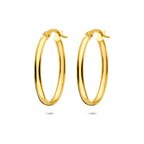 Ohrringe 24 mm 14K Gelbgold