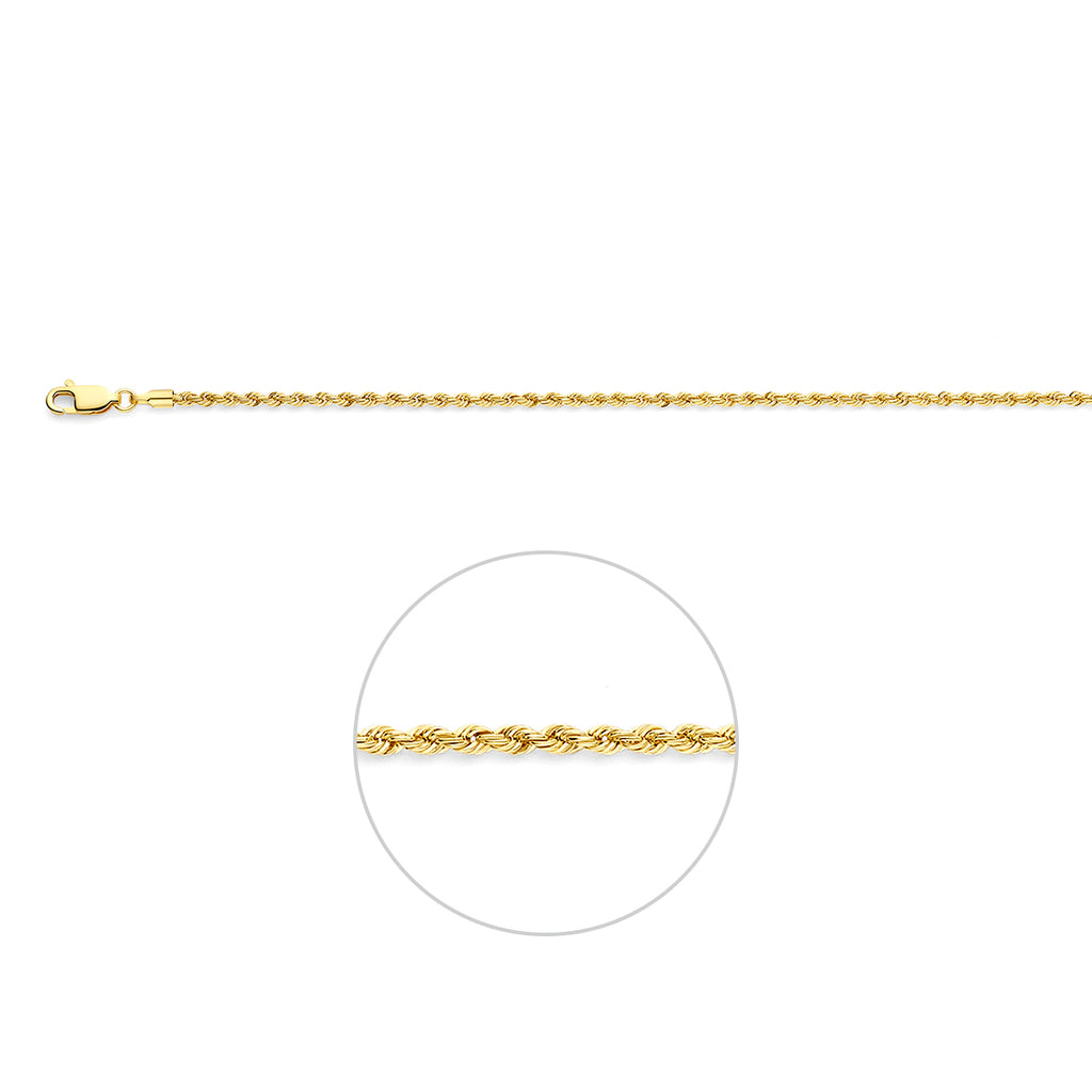 koord 2,1 mm 14K geelgoud