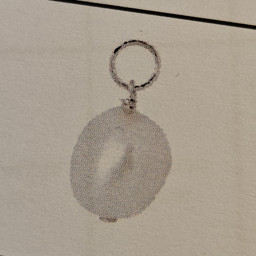 oorringhanger parel per stuk 18 mm zilver gerhodineerd