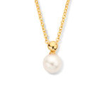 Perlenkette 41 - 43 - 45 cm 14K Gelbgold
