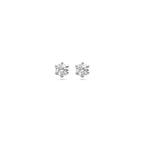 Ohrstecker Zirkonia 14K Weißgold