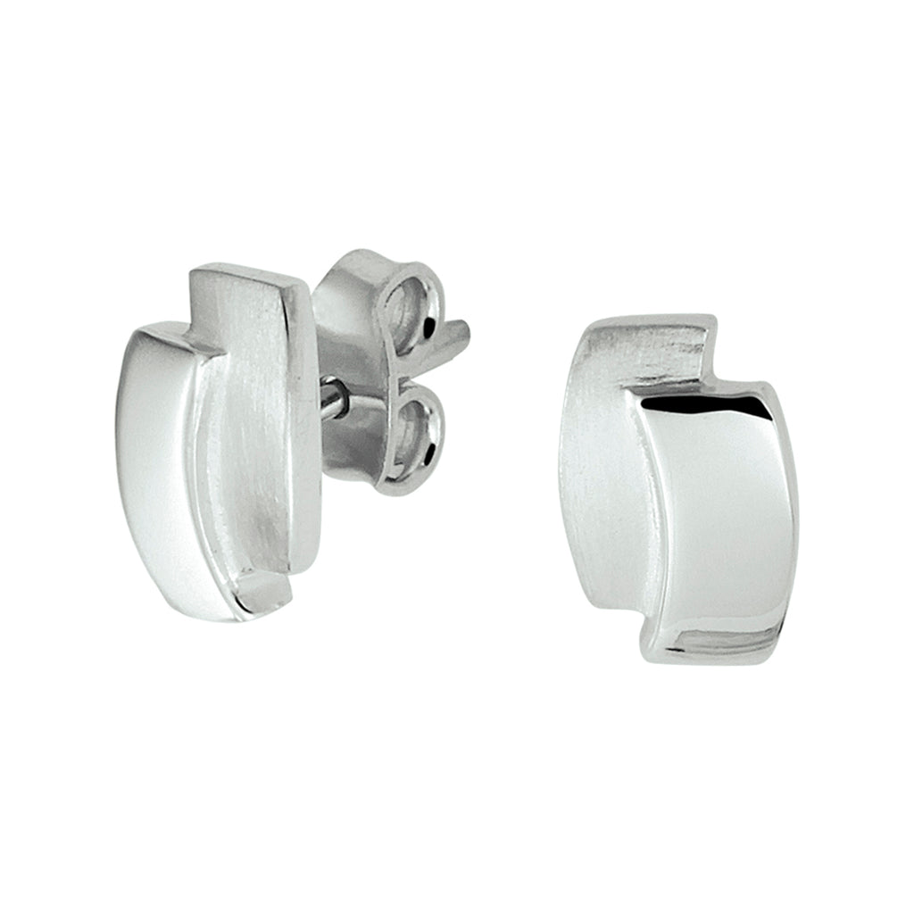 Ohrstecker Silber rhodiniert