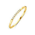 ring zirkonia 14K geelgoud