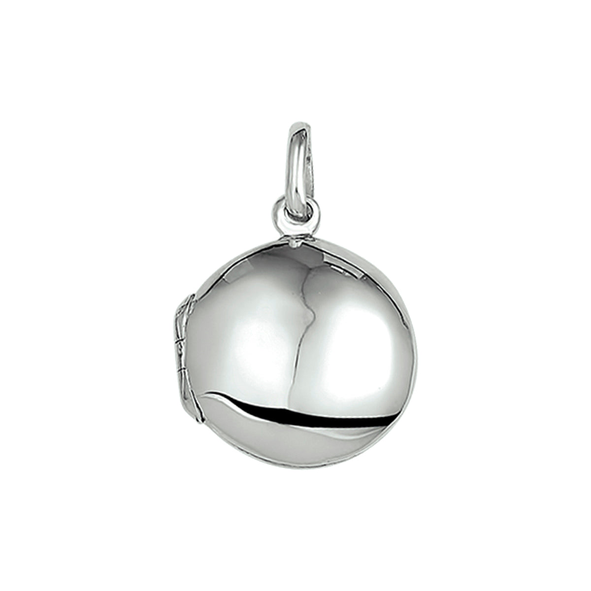 Medaillon 15,5 mm Silber weiß