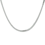 vossestaart 2,5 mm zilver wit