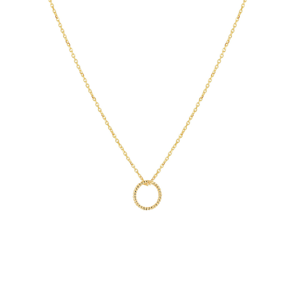 collier rondje 40 - 42 - 44 cm 14K geelgoud