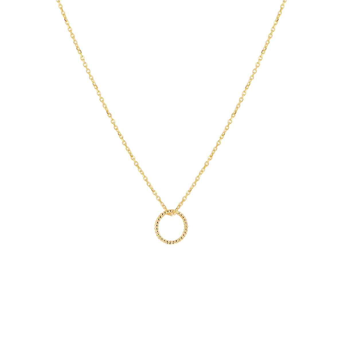 collier rondje 40 - 42 - 44 cm 14K geelgoud