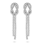 oorhangers zirkonia 53 mm zilver gerhodineerd