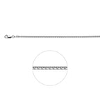 venezianische Kugel 2,1 mm Silber weiß