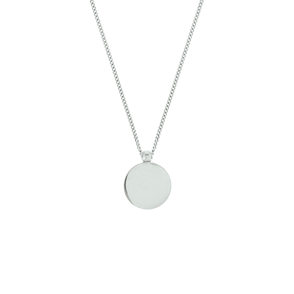 Gravurkette rund 41 + 5 cm Silber rhodiniert