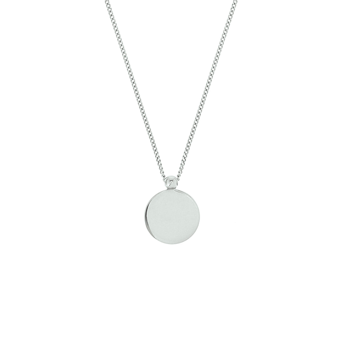 Gravurkette rund 41 + 5 cm Silber rhodiniert