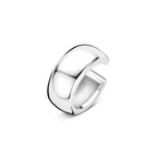 ear cuff 13 mm zilver gerhodineerd