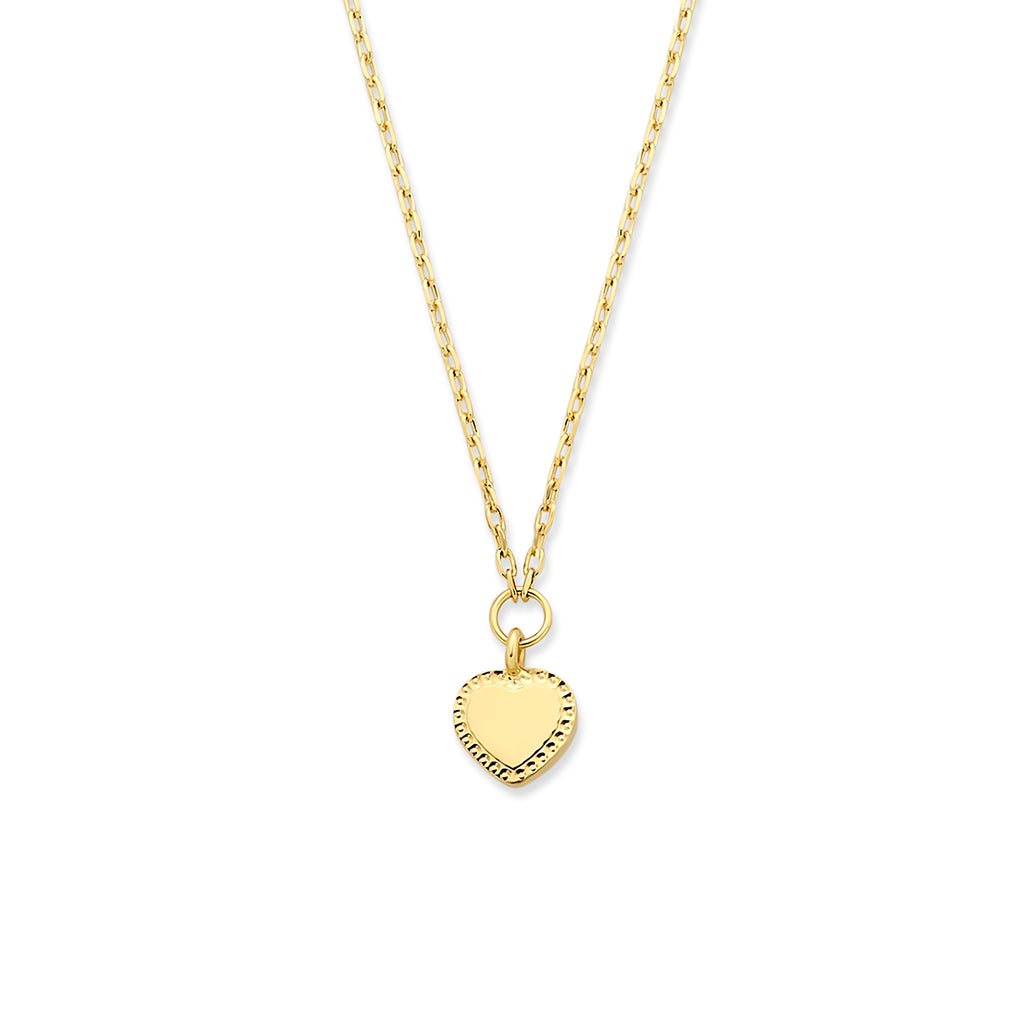 Halskette Herz 41 - 43 - 45 cm 14K Gelbgold