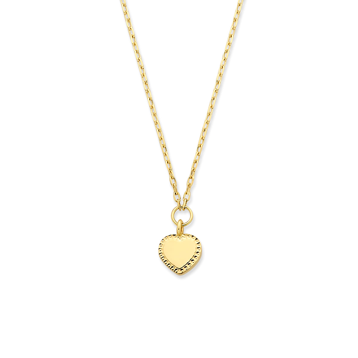 Halskette Herz 41 - 43 - 45 cm 14K Gelbgold