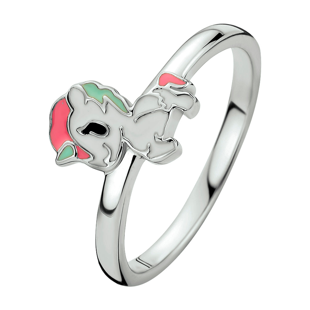 Ring Einhorn Silber rhodiniert