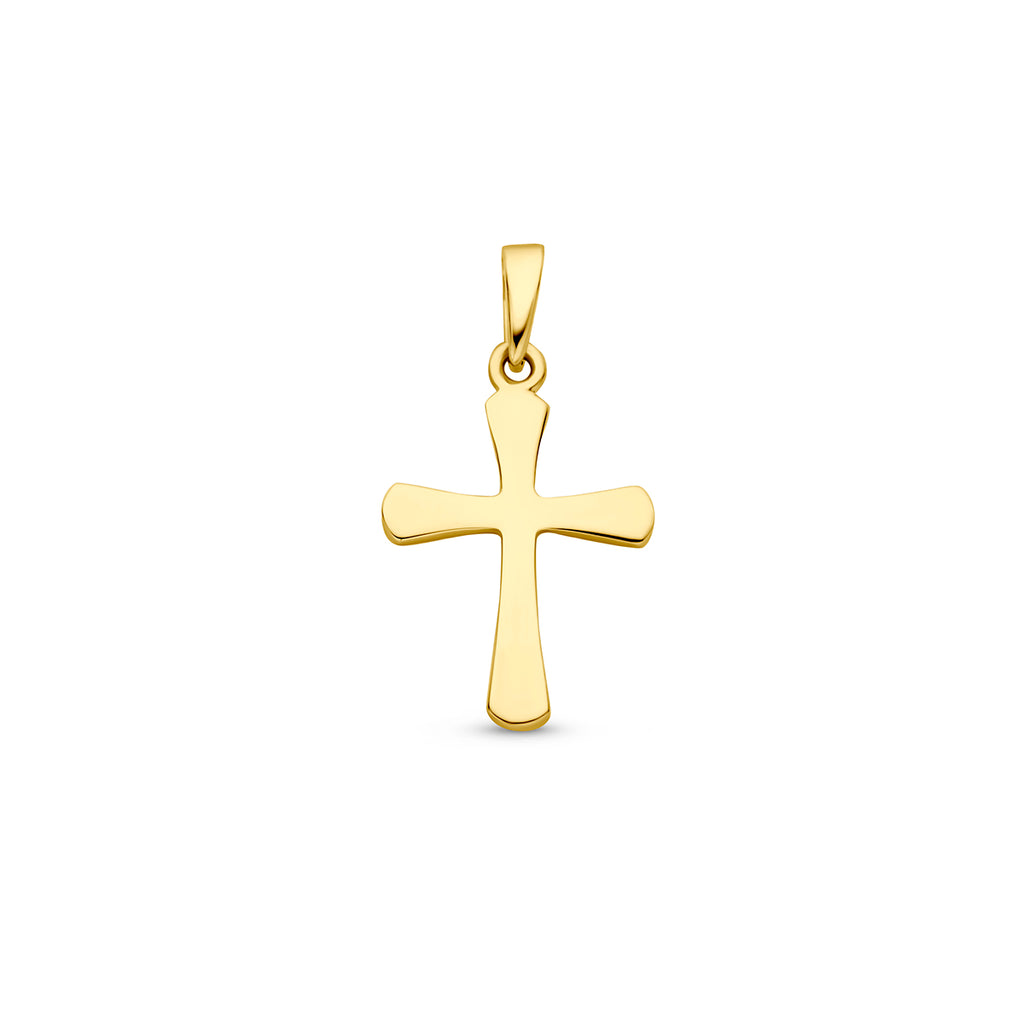 Anhänger Kreuz 14K Gelbgold
