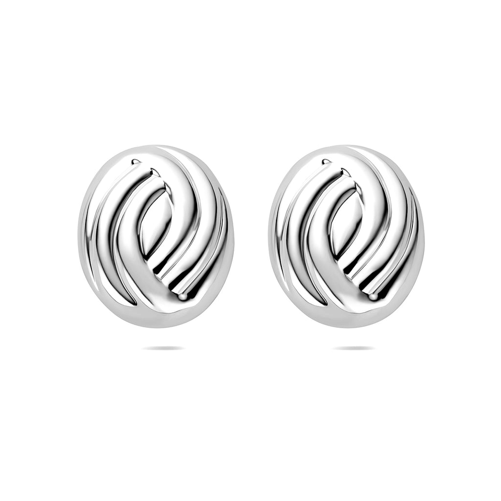 Ohrstecker 20,5 mm Silber rhodiniert