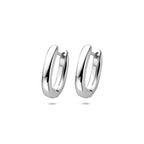 Klappcreolen 18 mm Silber rhodiniert