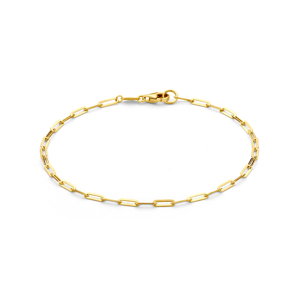 Armband 2 mm 19 cm 14K Gelbgold