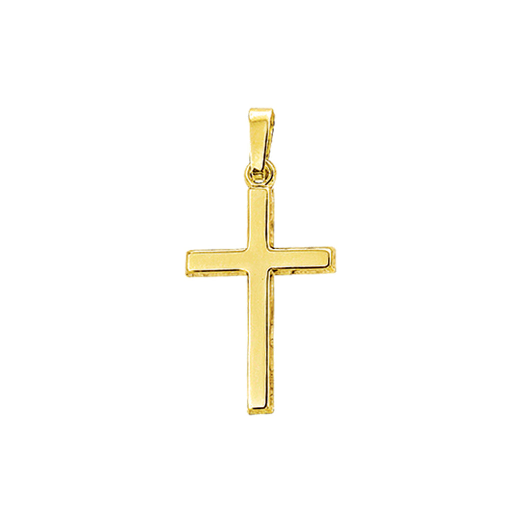 Anhänger Kreuz 14K Gelbgold