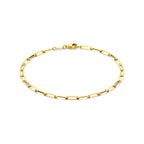 armband 3 mm 19 cm 14K geelgoud