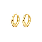 Klappcreolen 10 mm 14K Gelbgold