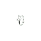 ring vlinder zilver gerhodineerd