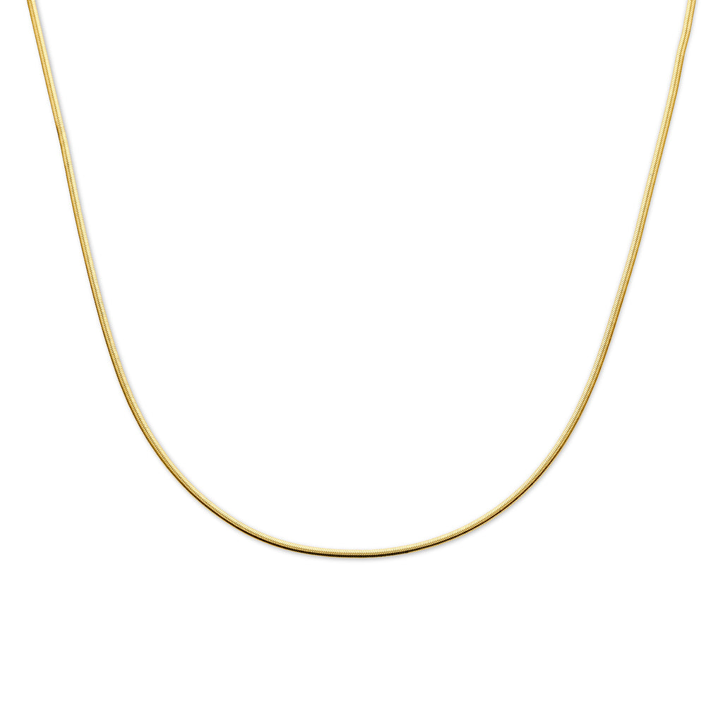 collier gourmette 2 mm 40 + 4 cm 3 micron zilver verguld (geel)