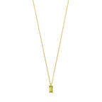 Halskette Peridot 41 - 43 - 45 cm 14K Gelbgold
