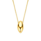 collier 41 + 4 cm 3 micron zilver verguld (geel)