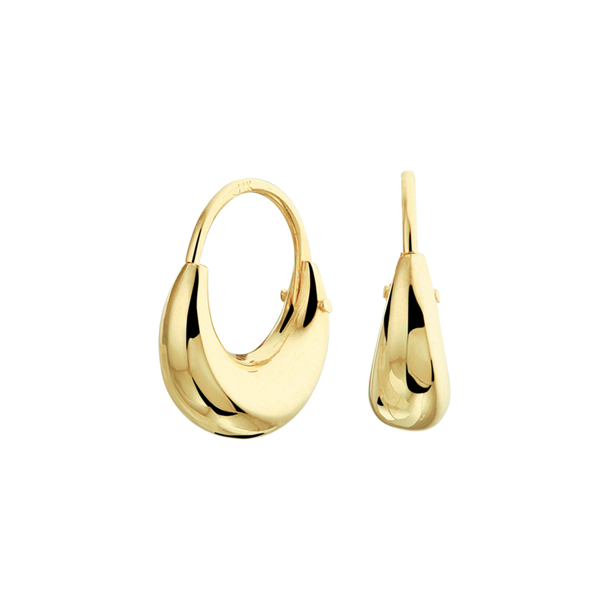 Ohrringe 14K Gelbgold