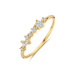 ring zirkonia 14K geelgoud