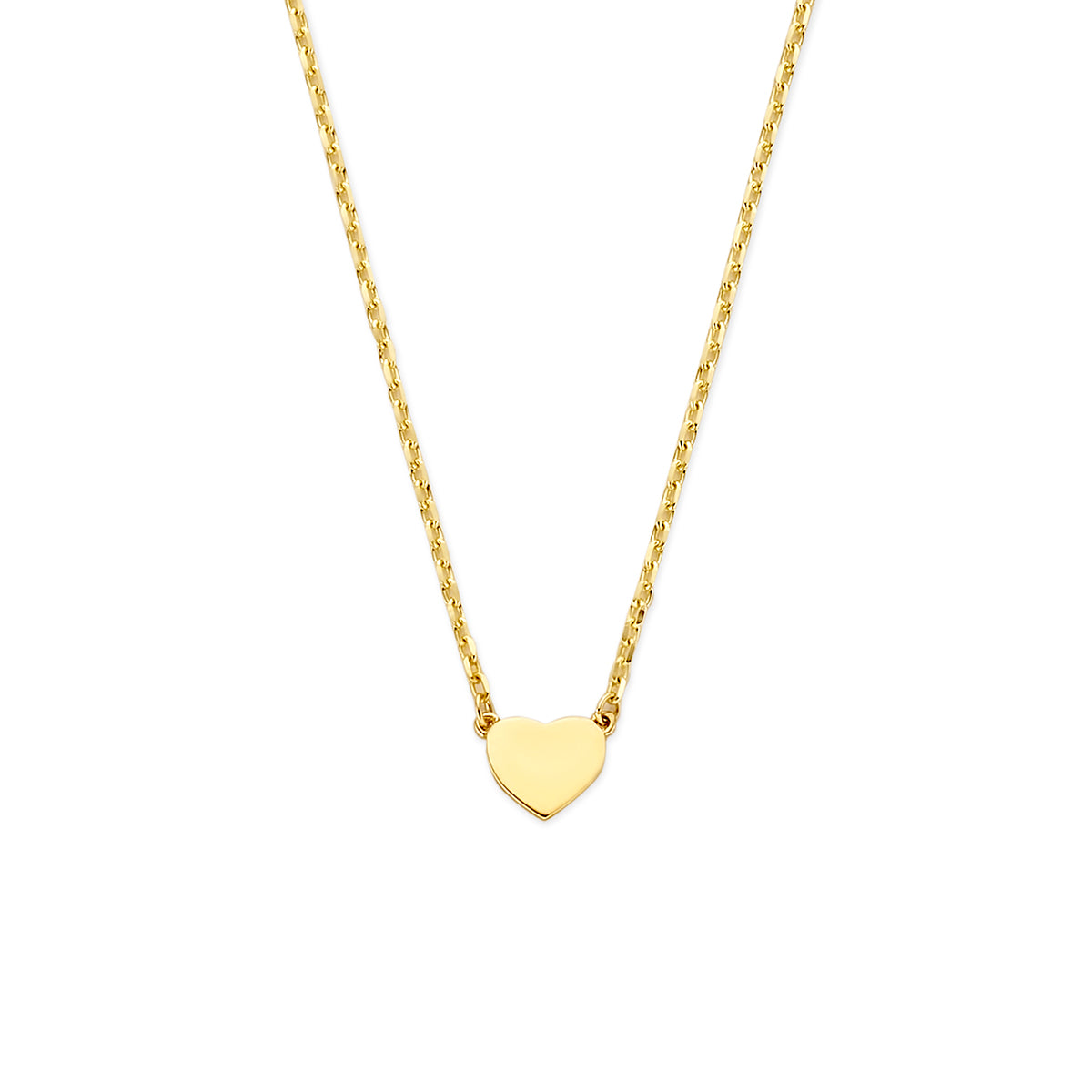 Halskette Herz 41 - 43 - 45 cm 14K Gelbgold