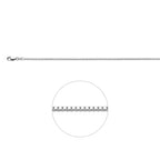Venezianisch 1,7 mm Silber weiß