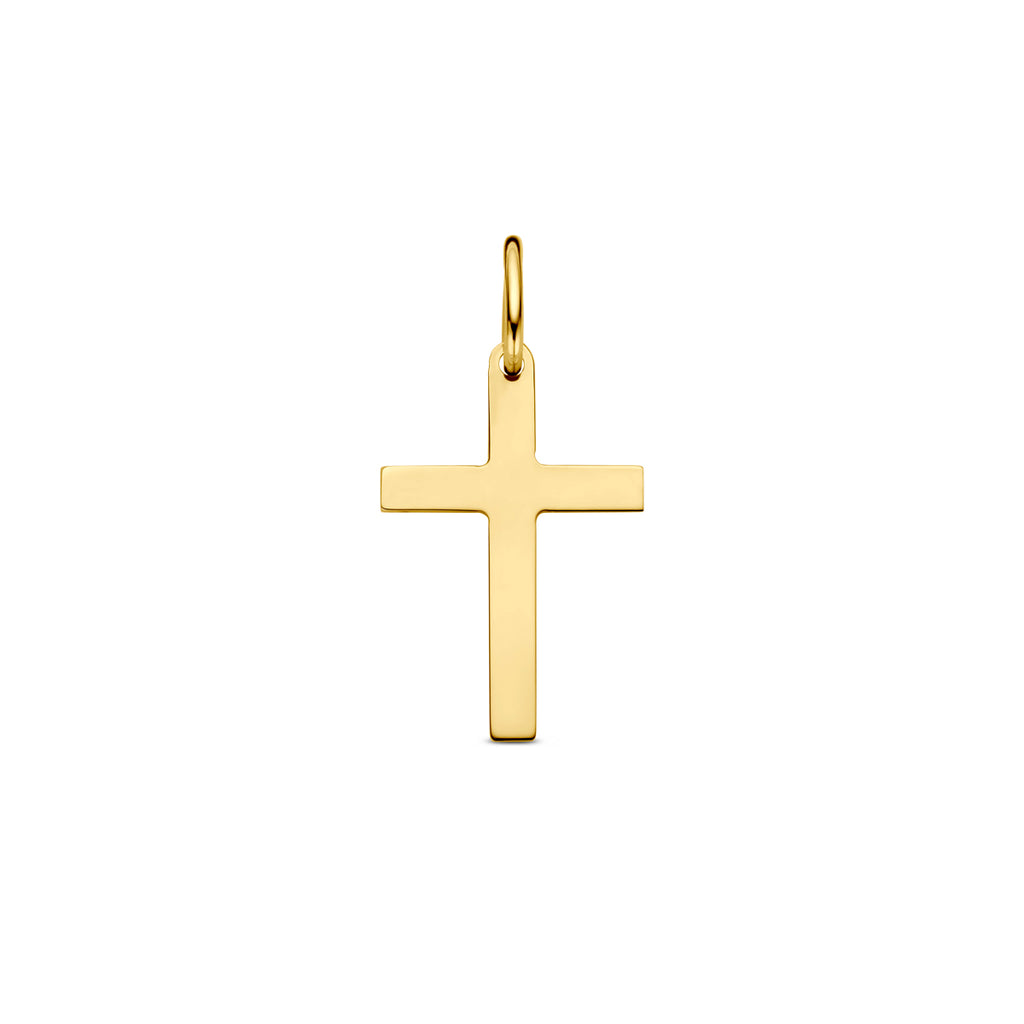 hanger kruis 14K geelgoud