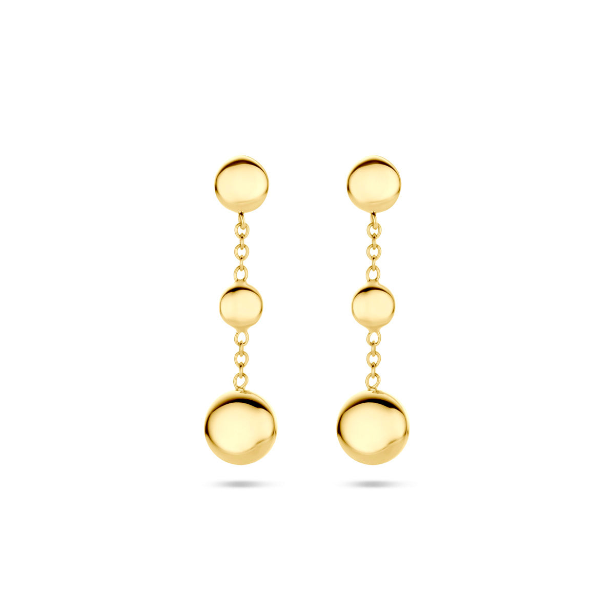 oorhangers 24 mm 14K geelgoud