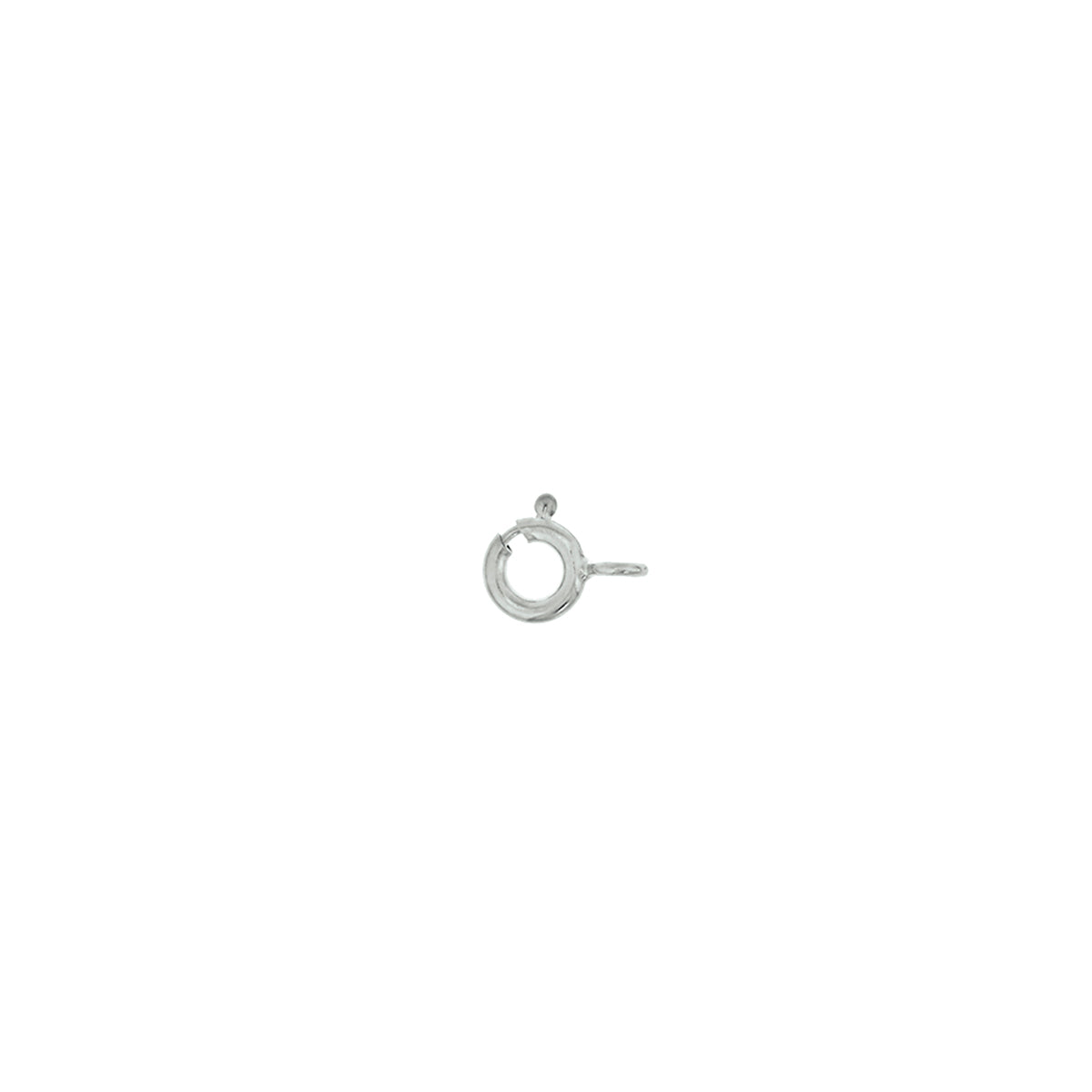 Federring 6 mm 14K Weißgold