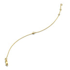 Armband Diamant 16,5 - 18,5 cm g si 14K Gelbgold