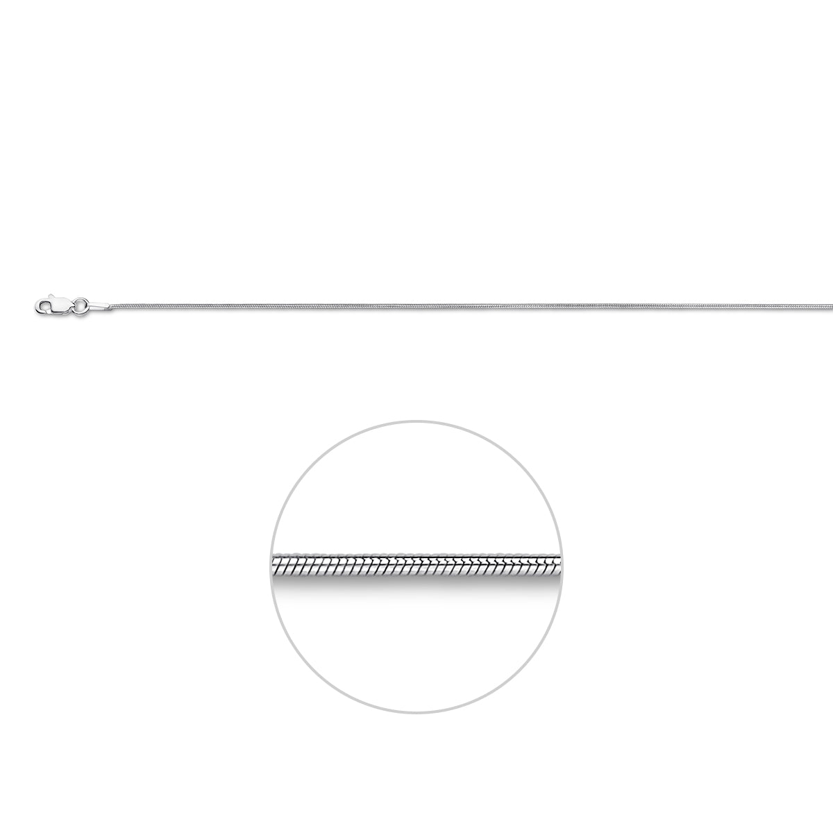 Schlauch ca. 0,9 mm silberweiß