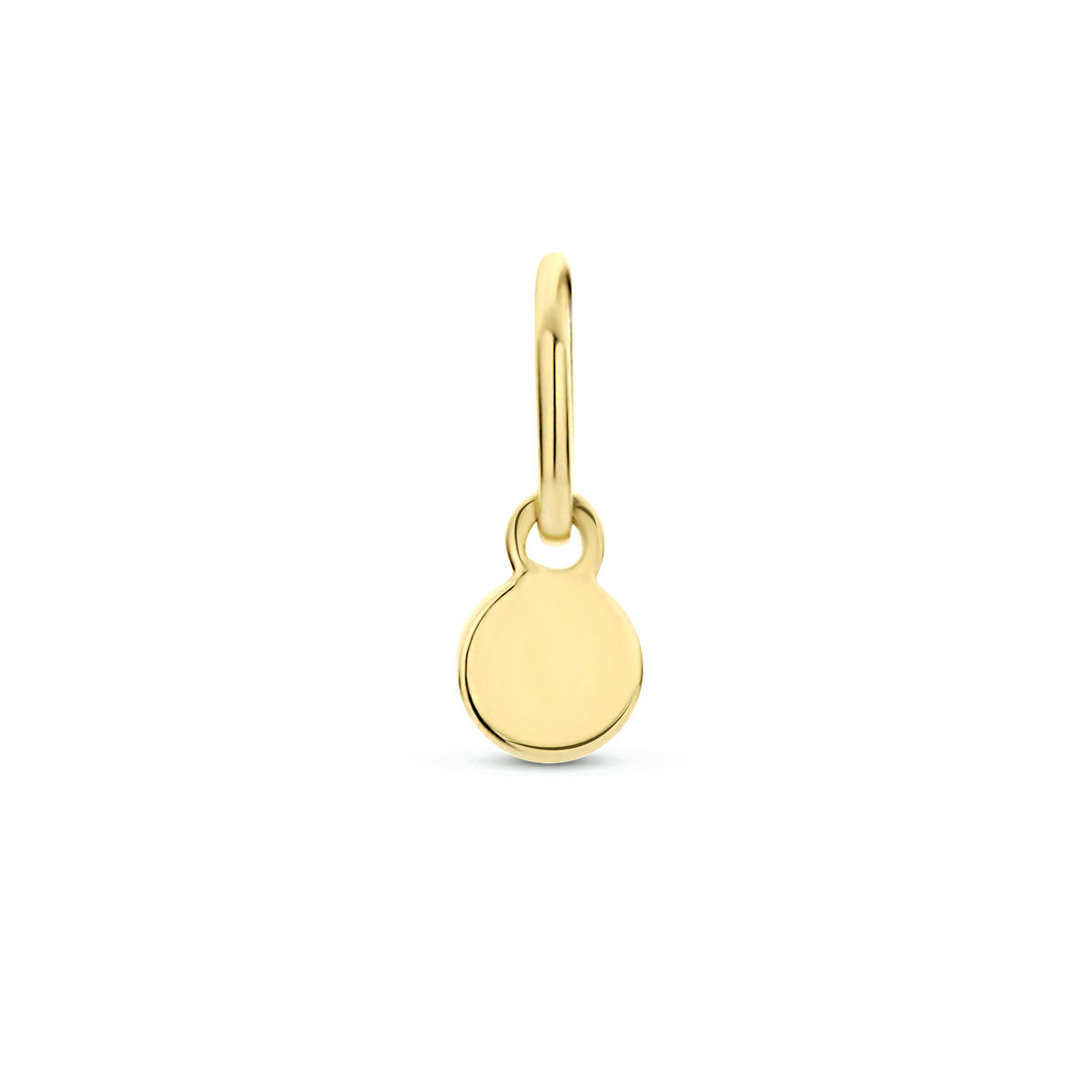 Anhänger rund 8 mm 14K Gelbgold