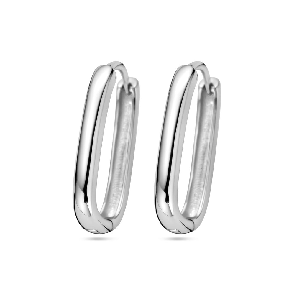 klapoorringen paperclip 16,5 mm zilver gerhodineerd