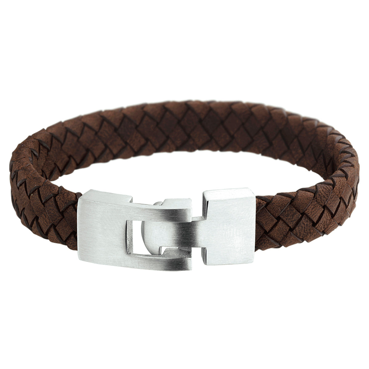 Armband Leder 11,5 mm Edelstahl
